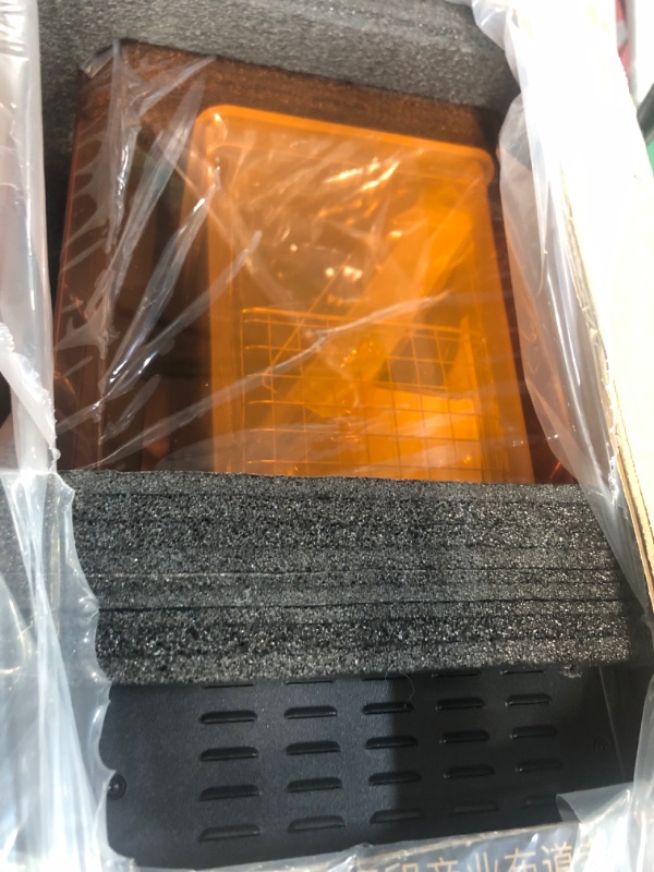 Photo 1 of Creality 3D UW-01 Washing and Curing Machine 2 in 1 UV Curing Rotary Box Bucket for LCD/DLP/SLA Resin 3D Printer Models 7.42x6x7.8 inches Transparent Visiblet