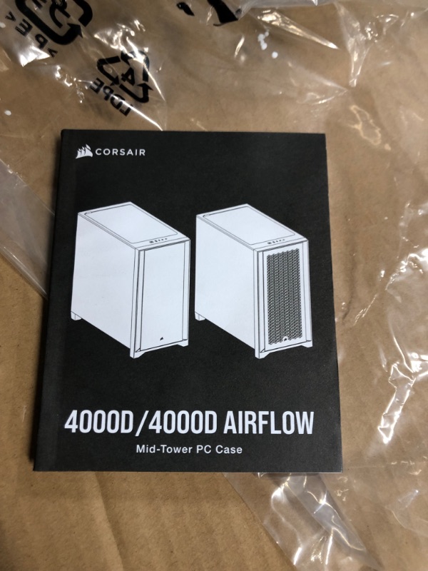 Photo 6 of Corsair 4000D Airflow White Steel / Plastic / Tempered Glass ATX Mid Tower Computer Case