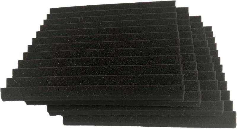 Photo 1 of * used *
Pack of Black 1" x 12" x 12" Acoustic Grid Studio Foam Sound Absorption Wall Panels