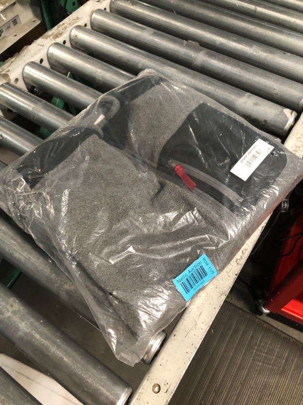 Photo 1 of Amazon Essentials Men's Full-Zip Polar Fleece Jacket (Available in Big & Tall) Polyester Charcoal Heather/Black, Color Block Small