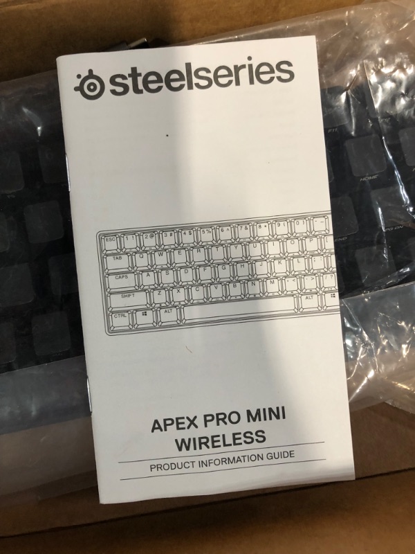 Photo 4 of SteelSeries Apex Pro Mini Wireless Mechanical Gaming Keyboard – World’s Fastest Keyboard – Adjustable Actuation (Renewed)