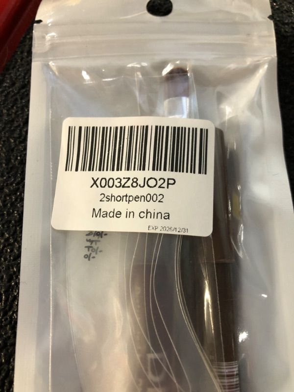 Photo 1 of 2 short eyebrow pencil with 1 pack eyebrow brush,1 pack eyebrow tool,#brownpen002