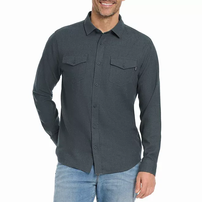 Photo 1 of Hurley Men's Brushed Flannel Long Sleeve Button Up Shirt xxL
