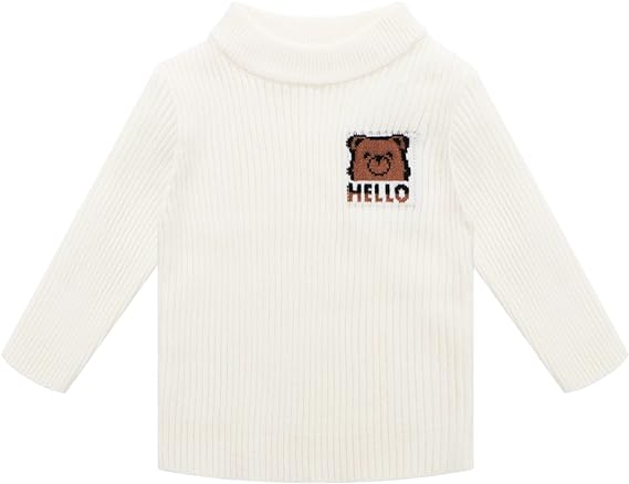 Photo 1 of Baby Girls Boy Clothes Toddler Winter Knit Sweaters Unisex Newborn Pullover Tops (9)
