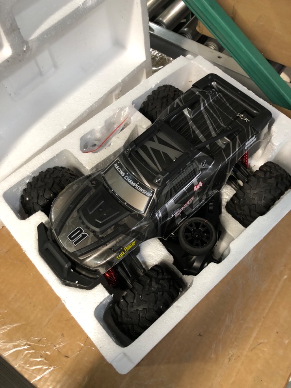 Photo 1 of FUUY RC Cars for Adults 1:10 Large Remote Control Car 45KPH High-Speed RC Truck with 2 Batteries All Terrain Waterproof Off Road Fast RC Car with 550 Power Motor Toys Gift for Youth 1:10 Brushed