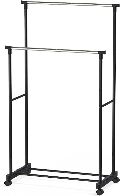 Photo 1 of ***READ NOTES*****
Simple Houseware Double Rod Portable Clothing Hanging Garment Rack