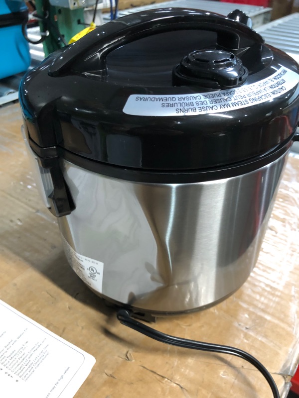 Photo 8 of ***read notes****
Hamilton Beach Digital Programmable Rice Cooker & Food Steamer, 8 Cups Cooked (4 Uncooked), With Steam & Rinse Basket, Stainless Steel (37518) 8 Cups Cooked (4 Uncooked) Rice Cooker