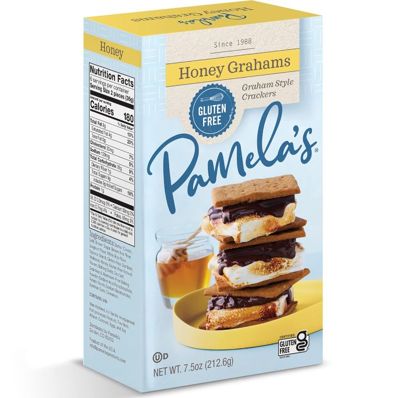 Photo 1 of ***non refundable bundle****
Pamela's Crackers, Gluten Free, Graham Style, Honey Grahams - 7.5 oz (3 Pack) 