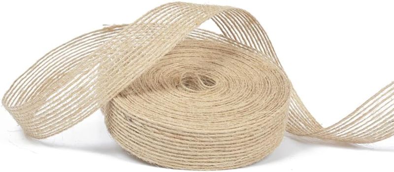 Photo 1 of **non refundable bundle***
1.18" Wide x 10 Yards Long Natural Burlap Fabric Ribbon, Jute Ribbon for Crafts, Gift Wrapping, Christmas Tree, Wedding Decoration, Event Party, Mother's Day (2 Pack)