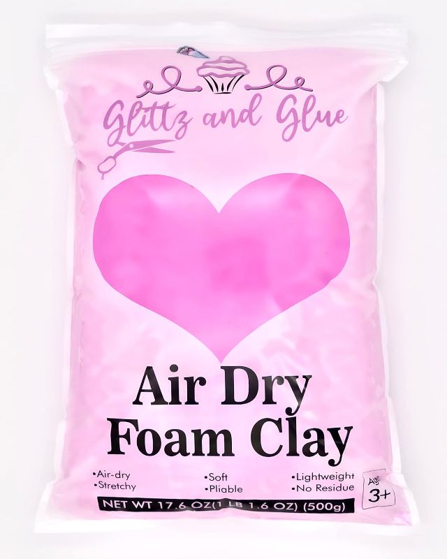 Photo 1 of Air Dry Foam Clay (Blush Pink)
