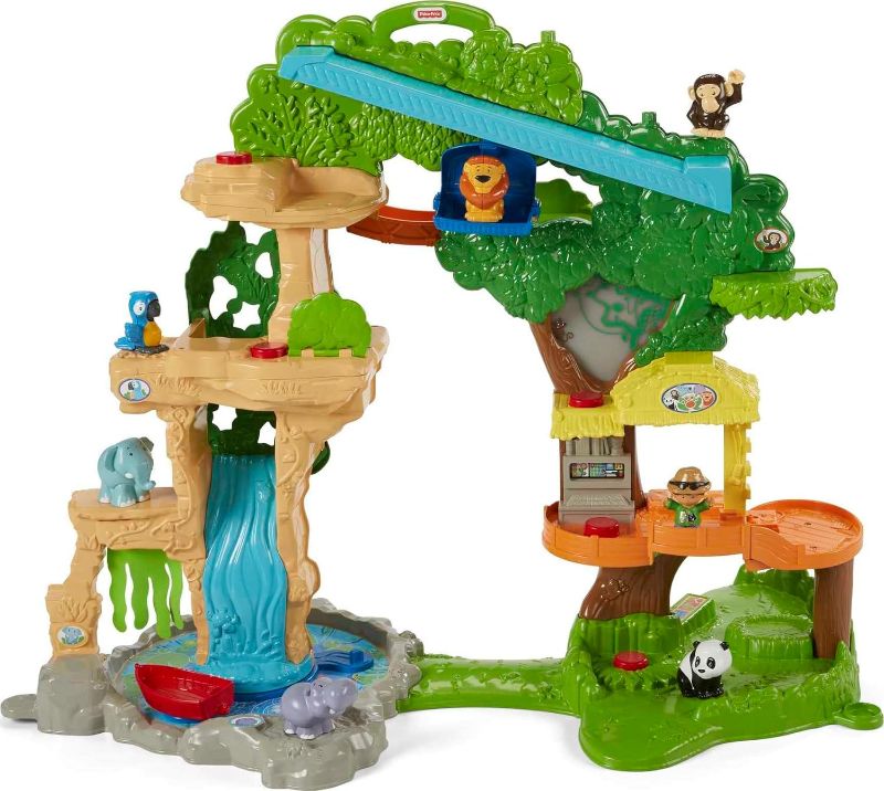 Photo 1 of [FOR PARTS, READ NOTES]
Fisher-Price Little People Toddler Playset Share & Care Safari 2-Ft Tall Toy with Lights Sounds & 7 Figures for Ages 1+ years (Amazon Exclusive) NONREFUNDABLE
