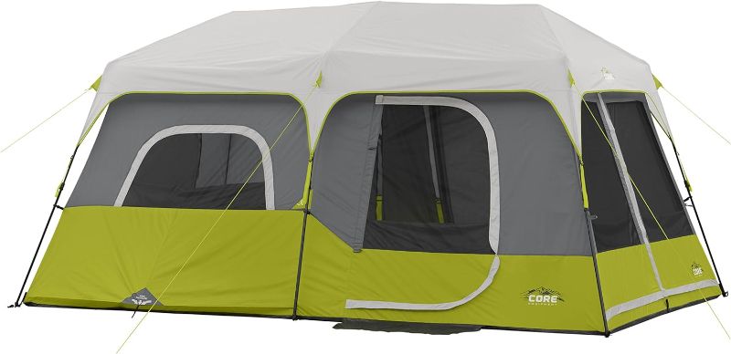 Photo 1 of **FOR PARTS ONLY******READ NOTES
Core 9 Person Instant Cabin Tent - 14' x 9', Green (40008) Cabin Tent + Water Shield
