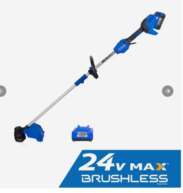 Photo 1 of **READ NOTES**
Kobalt 24-volt 14-in Straight Battery String Trimmer 4 Ah (Battery and Charger Included)
