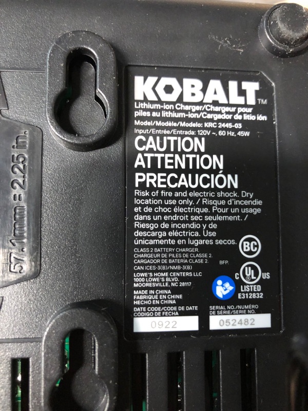 Photo 6 of **READ NOTES**
Kobalt 24-volt 14-in Straight Battery String Trimmer 4 Ah (Battery and Charger Included)
