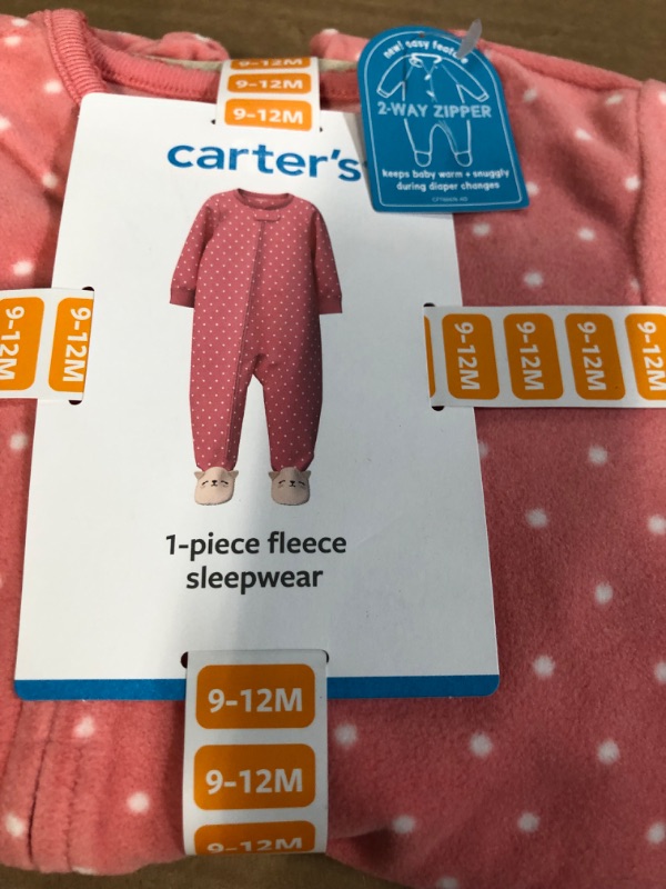 Photo 1 of Carter's 1 Piece Fleece Sleepwear (9-12M)