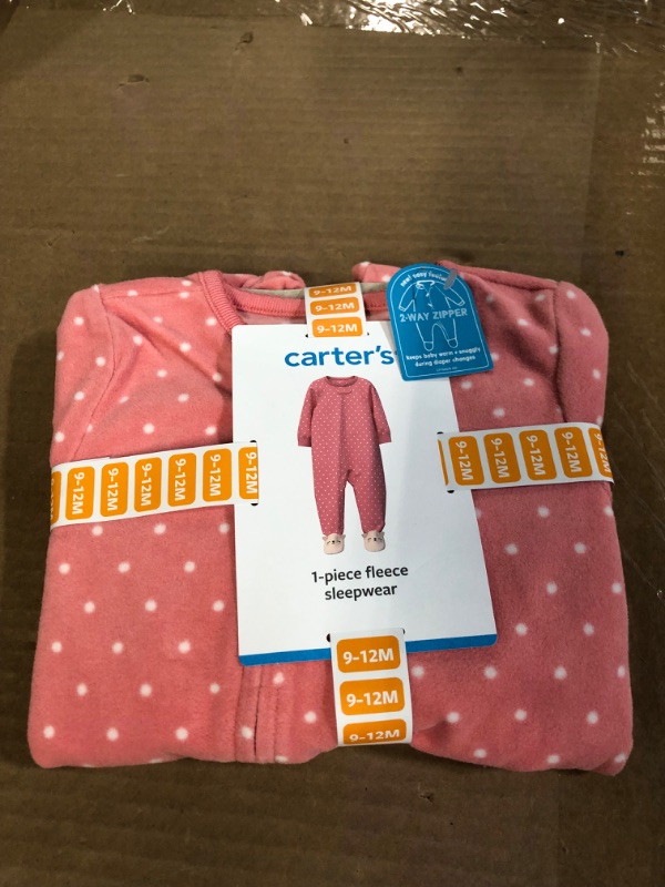 Photo 3 of Carter's 1 Piece Fleece Sleepwear (9-12M)