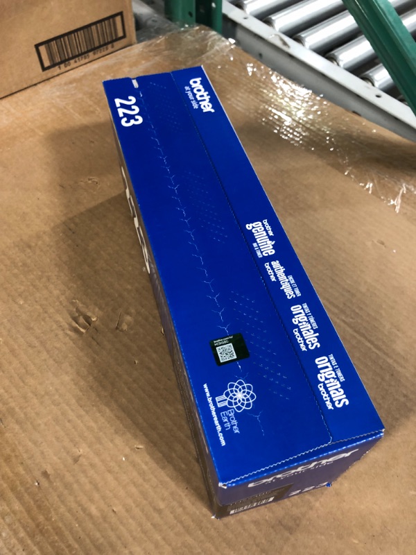 Photo 1 of Brother Genuine TN223BK, Standard Yield Toner Cartridge, Replacement Black Toner, Page Yield Up to 1,400 Pages, TN223, Amazon Dash Replenishment Cartridge
