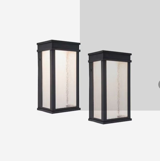 Photo 1 of ***FOR PARTS ONLY**** READ NOTES
Harbor Breeze 8.67-in Black Integrated Outdoor Wall Light
