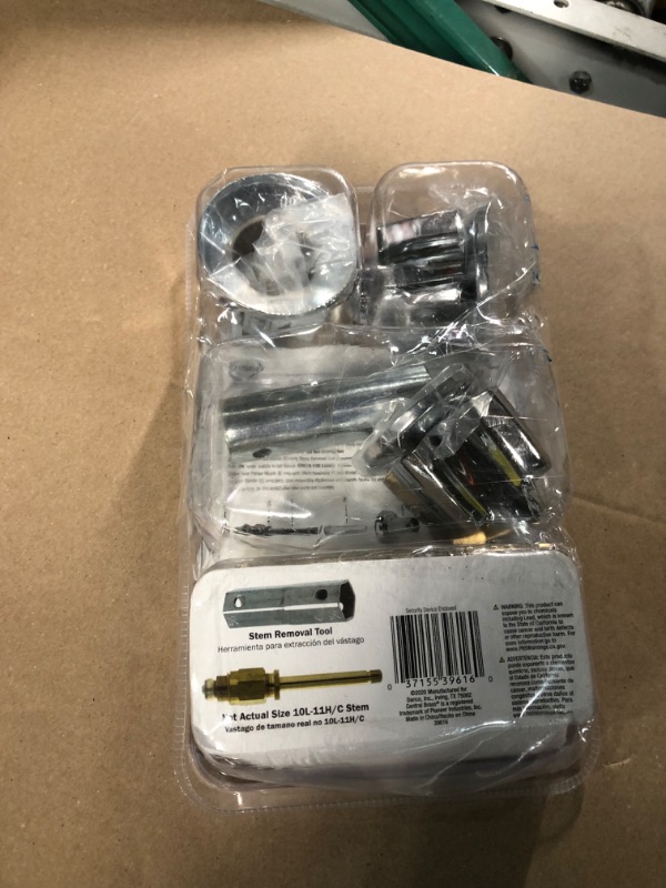 Photo 6 of ***READ NOTES*** FOR PARTS ONLY
DANCO Bathtub and Shower 3-Handle Remodel/Rebuild Trim Kit for Central Brass Faucets | Knob Handle | 10L-11H, 10L-11C, 10L-13D | Chrome (39616)