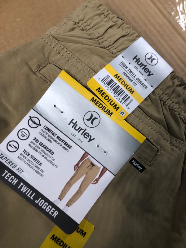 Photo 3 of hurley tech twill jogger medium (khaki)