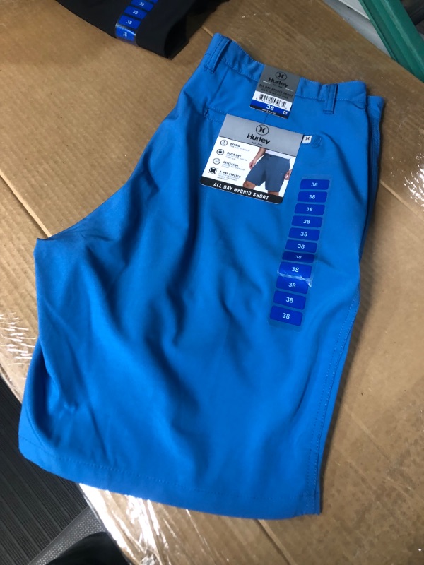 Photo 1 of Hurley Men's All Day Hybrid Shorts (Seaview, 38)
