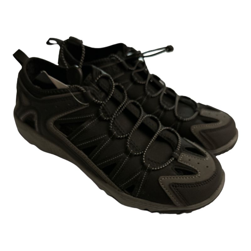 Photo 1 of Eddie Bauer Men's Arvada Bungee Lace Lightweight Water Sandal (Black 10M)
