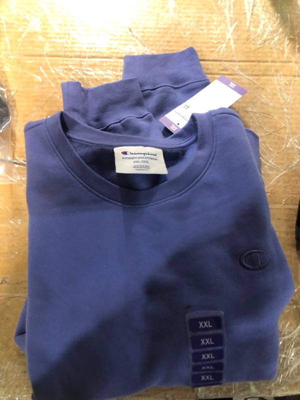 Photo 3 of champion sweater XXL purple (STAINED) 