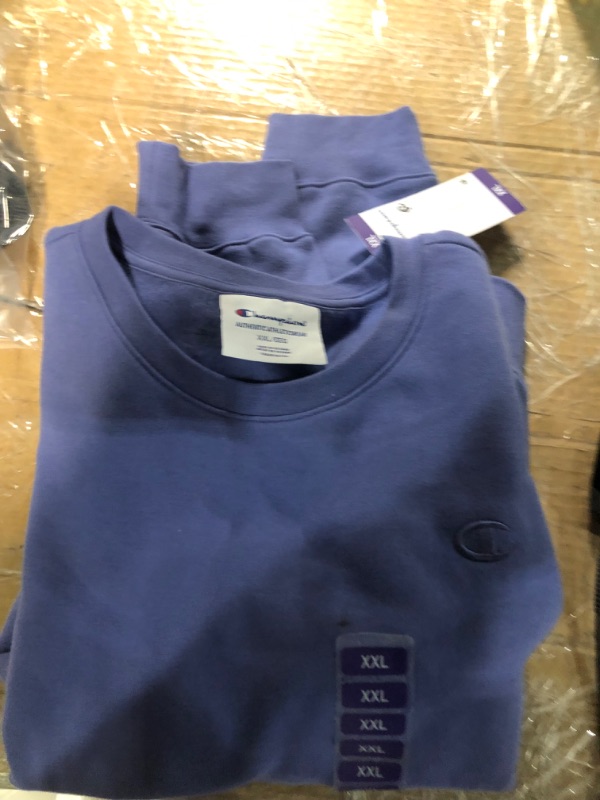 Photo 2 of champion sweater XXL purple (STAINED) 