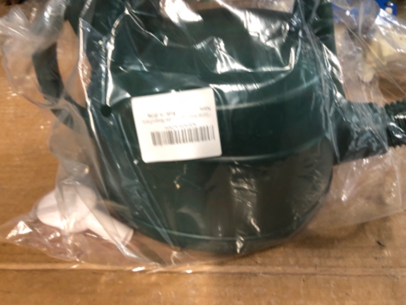 Photo 1 of 1 Gallon Watering Can for Outdoor Plants, Watering Can Indoor Plants with Removable Long Spout and Sprinkler Head, Plastic Large Watering Can for Garden Flowers Vegetables Dark Green