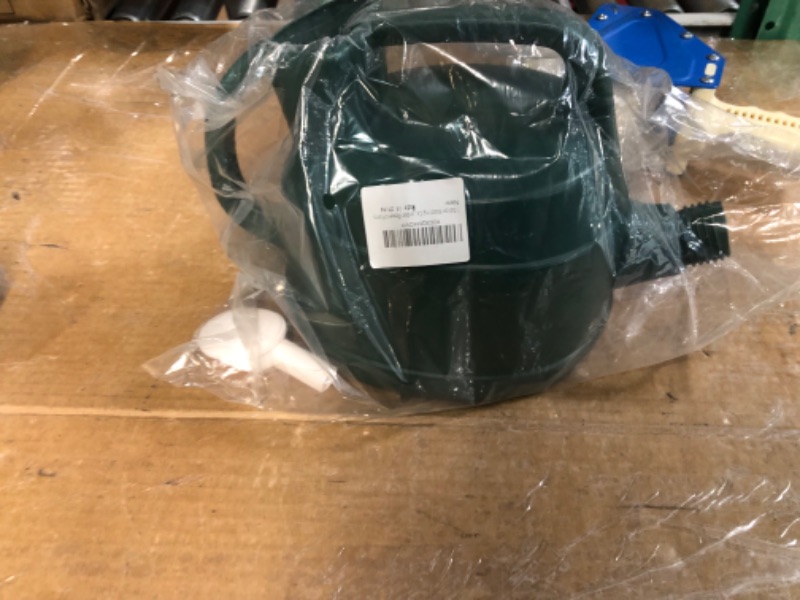 Photo 1 of 1 Gallon Watering Can for Outdoor Plants, Watering Can Indoor Plants with Removable Long Spout and Sprinkler Head, Plastic Large Watering Can for Garden Flowers Vegetables Dark Green