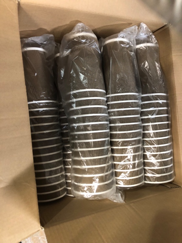 Photo 2 of Promora Brown Disposable Coffee Cups With Lids 16 oz, Premium Insulated Paper Ripple Cups for Hot Coffee, Paper Cups 16 oz Coffee Cups 16 oz, Hot Cups With Lids 16 oz, Paper Coffee Cups (80 Pack) Brown Large (Pack of 80)