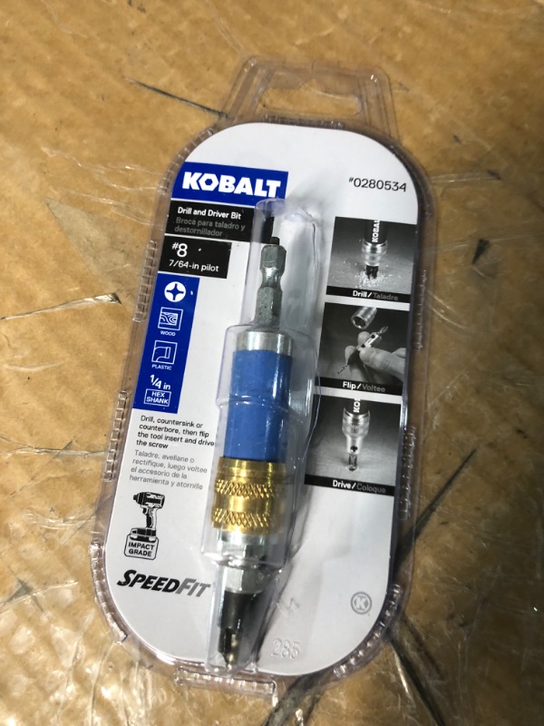 Photo 2 of **READ NOTES***
Kobalt 7/64-in 1-5/8-in High-speed Steel Countersink Twist Drill Bit
