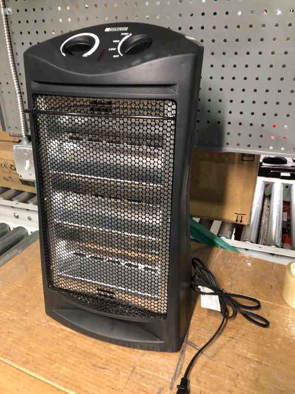 Photo 4 of **FOR PARTS ONLY*** READ NOTES
Utilitech Up to 1500-Watt Infrared Quartz Tower Indoor Electric Space Heater with Thermostat
