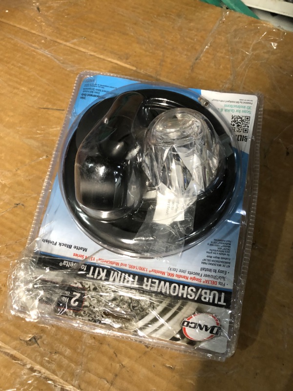 Photo 1 of **FOR PARTS ONLY***
Danco Matte Black 2-handle Bathtub and Shower Faucet
