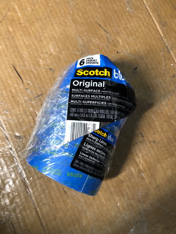 Photo 3 of ScotchBlue Sharp Lines Multi-Surface 3-Pack 1.41-in x 60 Yard(s) Painters Tape
