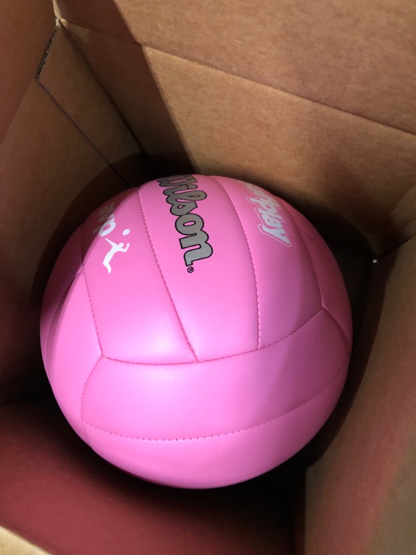 Photo 4 of WILSON AVP Soft Play Volleyball - Official Size AVP Soft Play Pink