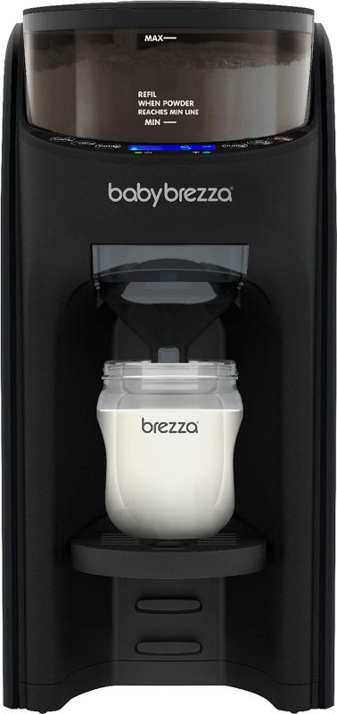 Photo 1 of Baby Brezza Formula Pro Advanced WiFi Formula Dispenser Machine - Automatically Mix a Warm Formula Bottle Instantly - Easily Make Bottle with Automatic Powder Blending, Black