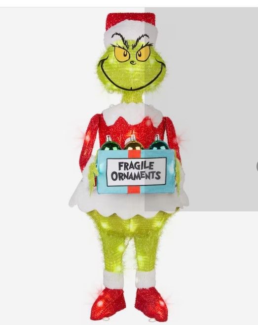 Photo 1 of **FOR PARTS ONLY**** READ NOTES
Grinch The Grinch 29.92-in Licensed Yard Decoration with White LED Lights
