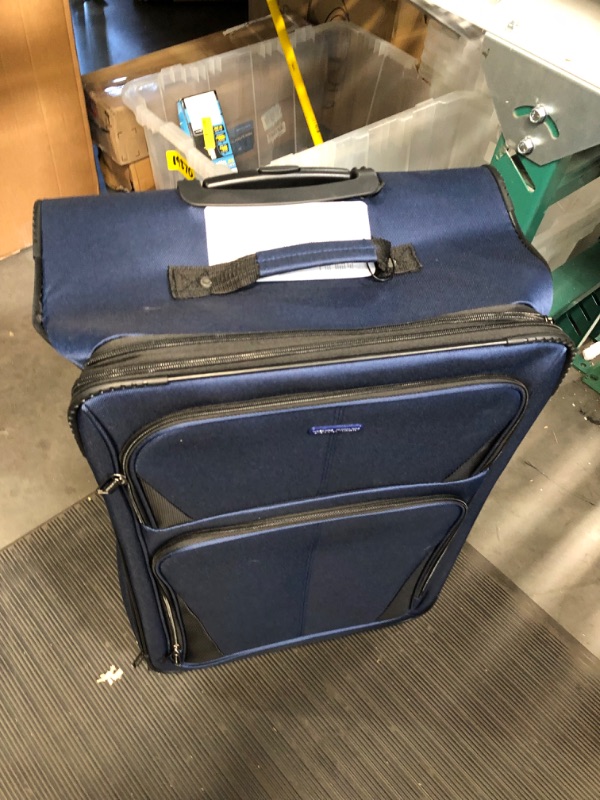 Photo 8 of ***READ NOTES****
U.S. Traveler Aviron Bay Expandable Softside Luggage with Spinner Wheels, Navy, Checked-Large 31-Inch Checked-Large 31-Inch Navy