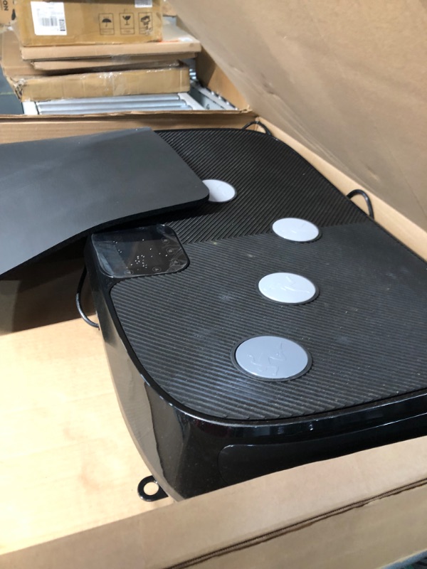 Photo 1 of **HAS BEEN USED- UNABLE TO TEST**  LifePro Rumblex Max 4D Vibration Plate Exercise Machine with Loop Resistance Bands 