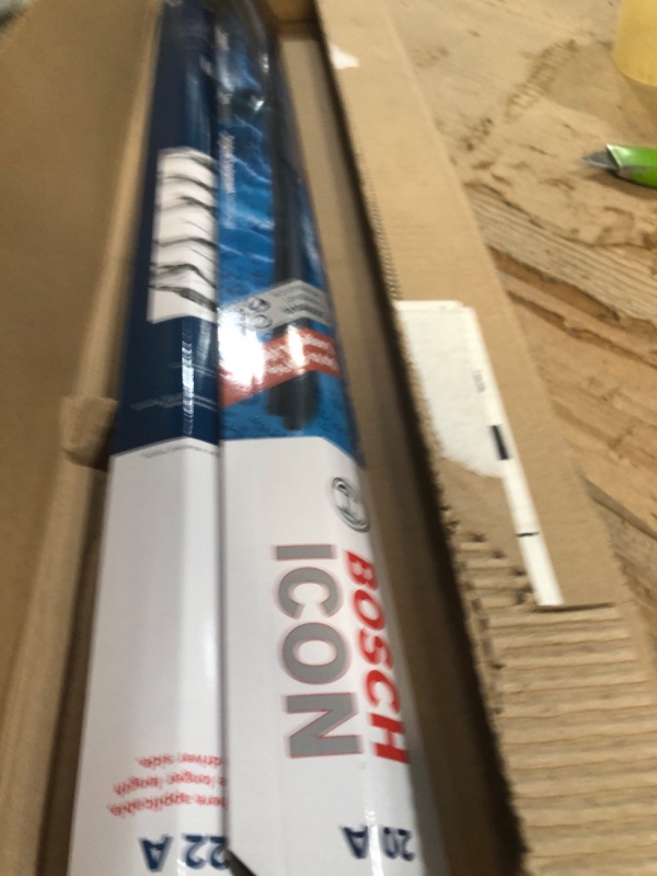 Photo 1 of BOSCH 22A20A ICON Beam Wiper Blades - Driver and Passenger Side - Set of 2 Blades (22A & 20A) Front (22A & 20A) ICON Combo Pack (Front)