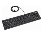 Photo 1 of Amazon Basics Low-Profile Wired USB Keyboard 