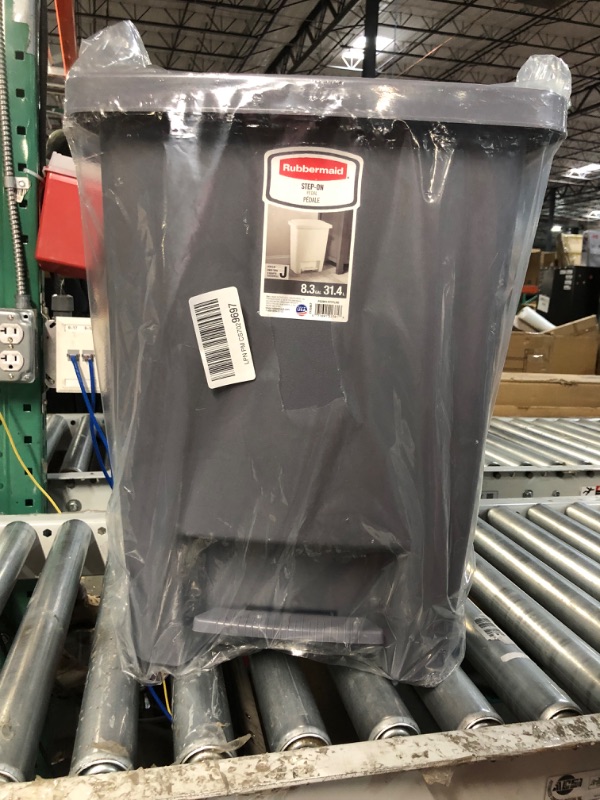 Photo 1 of 8.25-Gal. Step-On Wastebasket [Set of 6]
