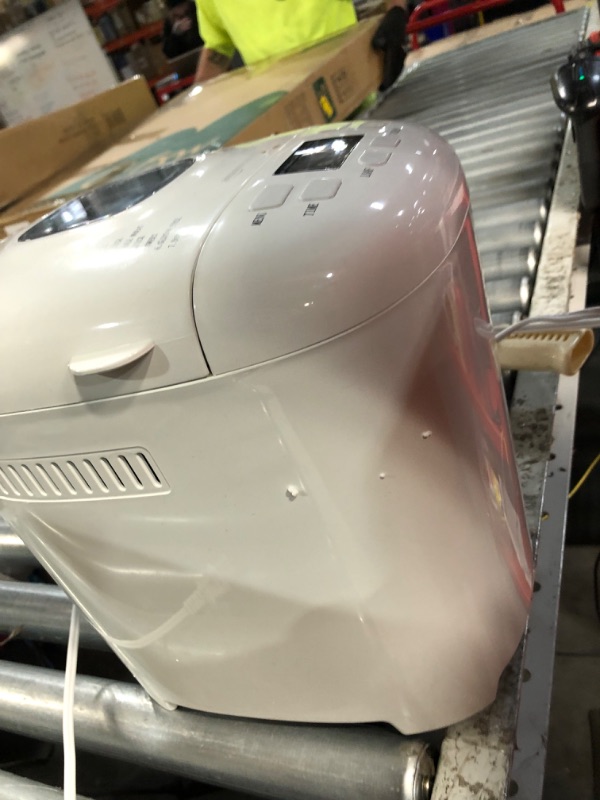 Photo 1 of Amazon Basics 2 Pound Non-Stick Bread Making Machine, White