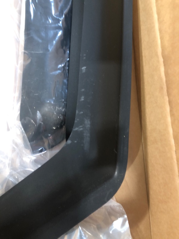 Photo 4 of EGR 573495 in-Channel Window Visors Front and Rear Set Matte Black Finish Compatible with Select Ford F150 Models