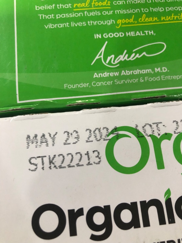 Photo 1 of 2 PACK Orgain Organic Nutritional Shake, Vanilla Bean - Meal Replacement, 16g Grass Fed Whey Protein, 20 Vitamins & Minerals, Gluten Free, Soy Free, Kosher, Non-GMO, 11 Fl Oz (Pack of 12) Vanilla Bean 11 Fl Oz 