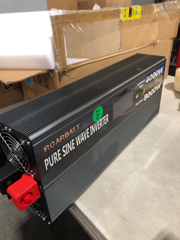 Photo 8 of * used * see all images *
Pure Sine Wave Power Inverters 4000W 12V DC to AC 110V 120V Peak Power 8000W 