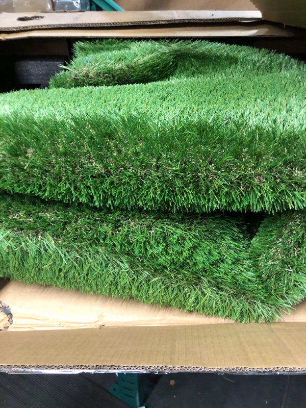 Photo 4 of FREADEM Artificial Grass Turf for Pet Dogs 3' x 5', Fake Grass Lawn with Drain Holes,