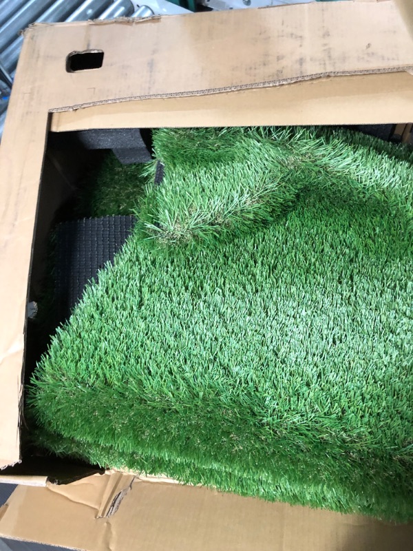 Photo 3 of FREADEM Artificial Grass Turf for Pet Dogs 3' x 5', Fake Grass Lawn with Drain Holes,