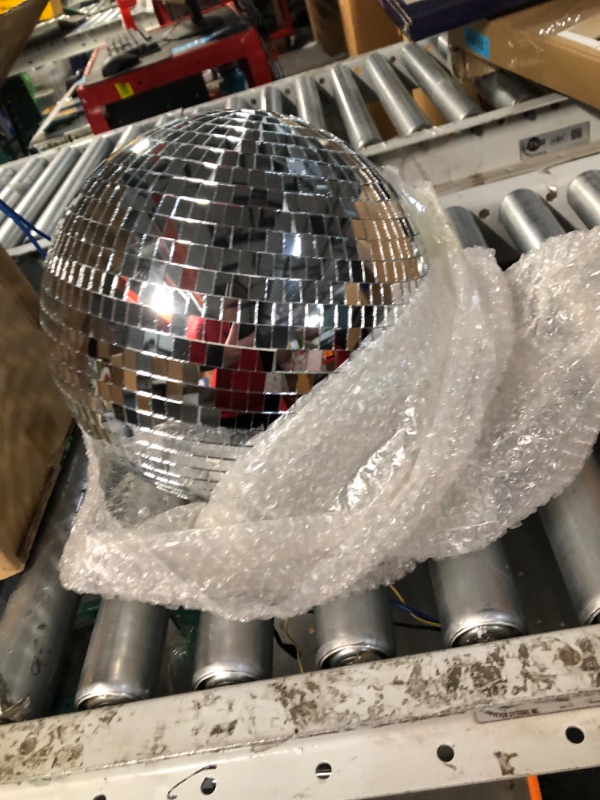 Photo 2 of [READ NOTES]
Youdepot Disco Ball Disco Ball Mirror 12 Inch Mirror Ball Hanging Disco Lighting Ball 